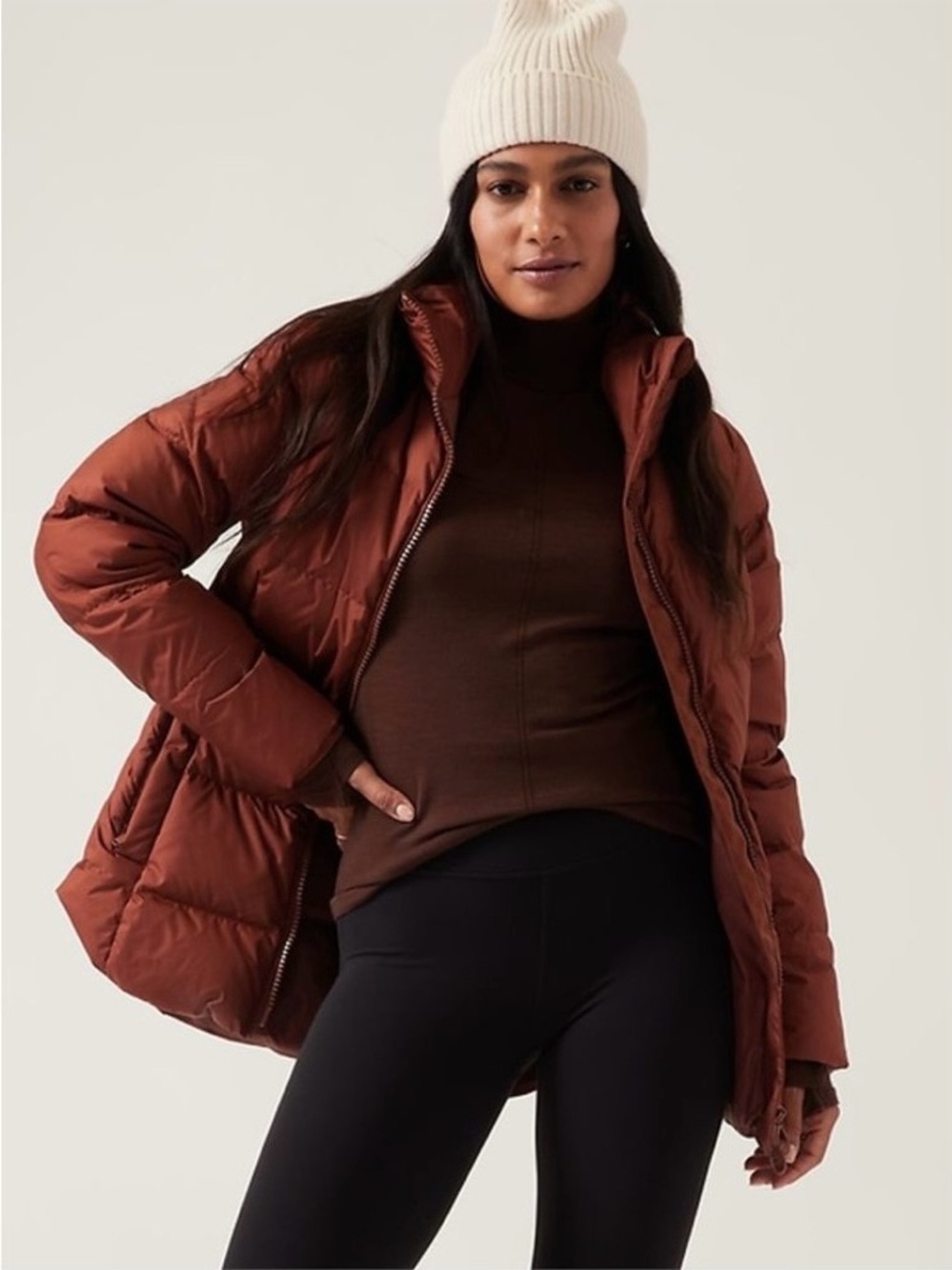 Athleta Ancient Mahogany Downtown Jacket Women's Size Large